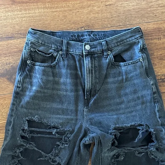 Black Ripped Baggy jeans - Picture 2 of 8